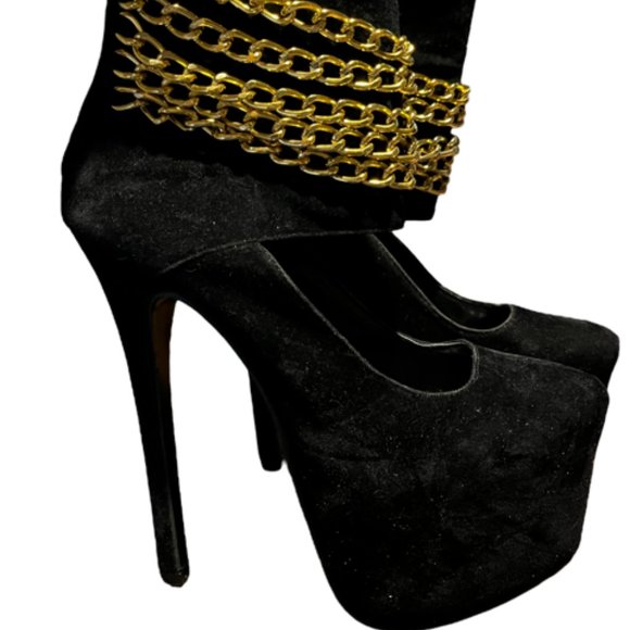 SALE! Platform Heels and Chains - Picture 1 of 5